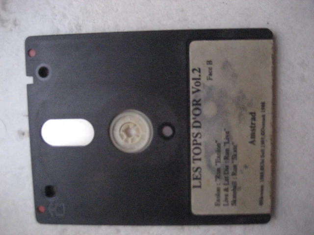 Jeu Amstrad CPC Sur Disquette - Compilation De 8 Jeux, état Correct, Vintage