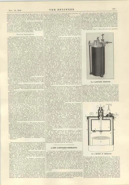 1914 New Acetylene Generator German Trench Mortar