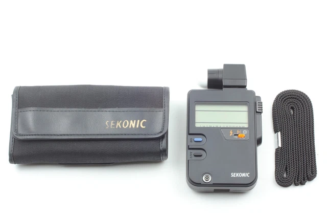 [NEAR MINT w/ Case&Strap] SEKONIC DIGI LITE F L-328 Light Meter from Japan #1510