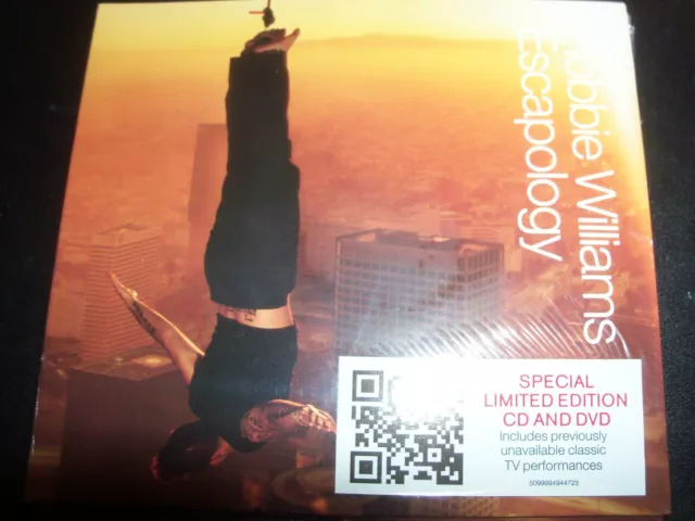 Robbie Williams ‎Escapology Special Limited Edition CD DVD – New