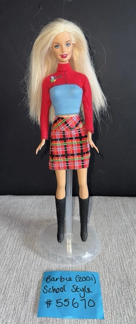 Barbie School Style – Mattel Vintage Avec Accessoires, Pour Enfants 5-7 Ans