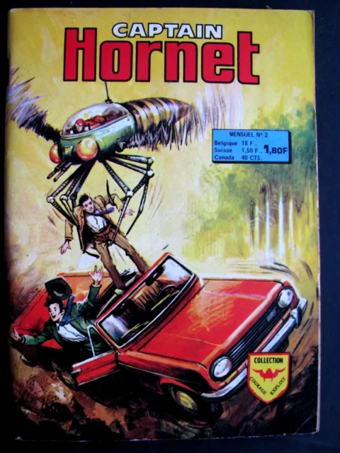 Captain Hornet " N°2 édition Héroîc  mensuel bd petit format