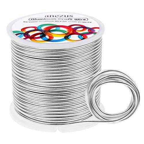 12 Gauge Aluminum Wire 100 Feet Anezus Metal Armature Wire Bendable Sculpting...