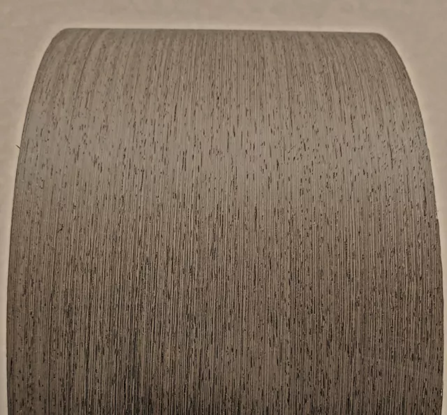 Wenge wood veneer edgebanding 7" x 37" on fleece backer no adhesive 1/40" thick