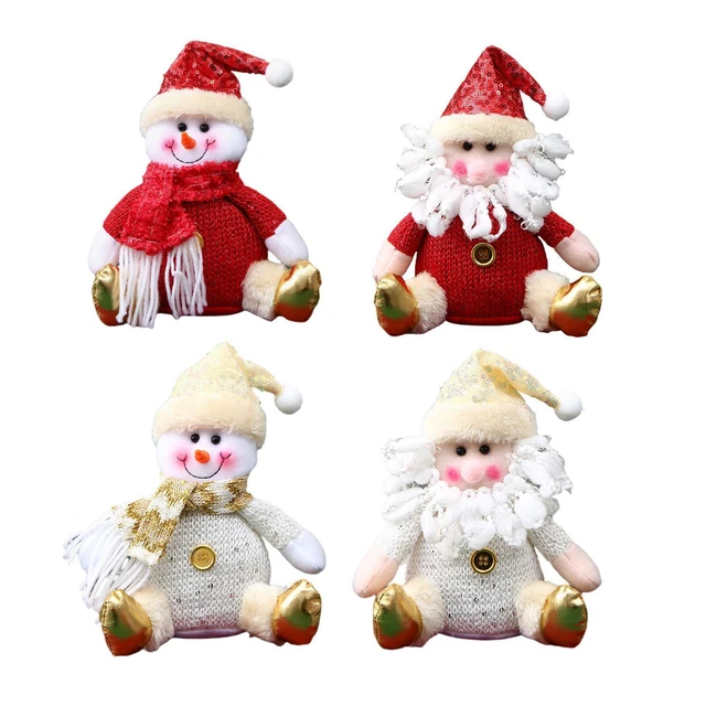 Weihnachtsmannpuppe Weihnachten Weihnachten Dekor Schneemann Ornament Dekoration Skulptur