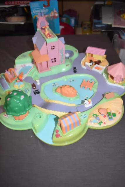 Polly Pocket Set - Polly`s Dream World -  Bluebird - 1991 mit Figuren