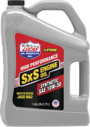 Lucas Oil 11213 SXS Synthetic Engine Oil - 10W50 - 1gal. 1 Gallon 10W-50