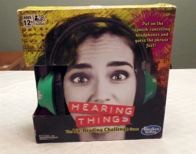 NIB Hasbro Hearing Things Game – the Lip-Reading Challenge Game!