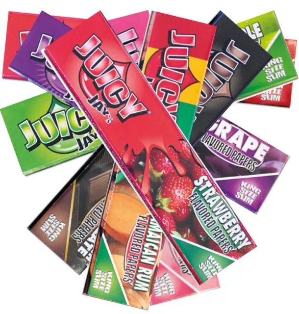 Juicy Jays Blättchen flavored Papers mit Geschmack King Size Zigarettenpapier
