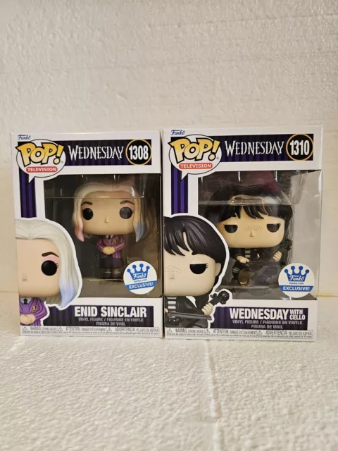 Funko Pop! Television Wednesday "Enid Sinclair & Wednesday W/Cello" Funko...