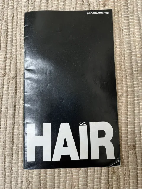 Vintage 1972 Shaftesbury Theatre ‘Hair’ Musical Program. Marlene Dietrich Info