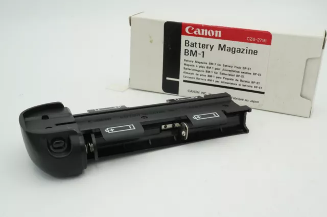 Canon Battery Magazine BM-1 box case for EOS Power Drive Booster BP-E1 #B156