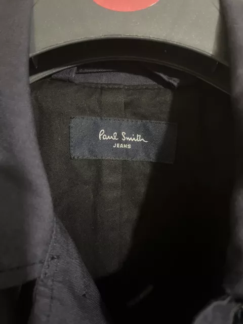 PAUL SMITH MEN’S Blue Mac / Jacket Size Small Oversized $124.89 - PicClick