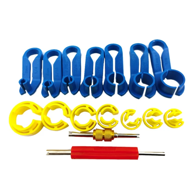 Kit De 7 Outils De Déconnexion Pour Tuyaux Carburant Et Climatisation - Tailles 1/4 à 7/8 Pouce - Compatible Ford, GM, Chrysler, Mazda - 3