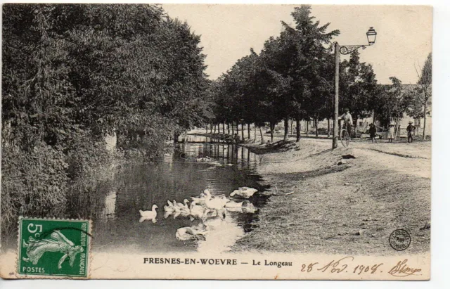 FRESNES EN WOEVRE - Meuse - CPA 55 - Le LONGEAU - ducks