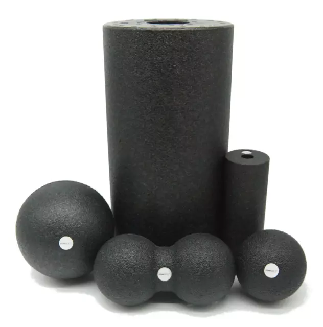 Faszien Set 5 teilig | Faszienrolle Faszienball Duoball Fitness Massage Sport