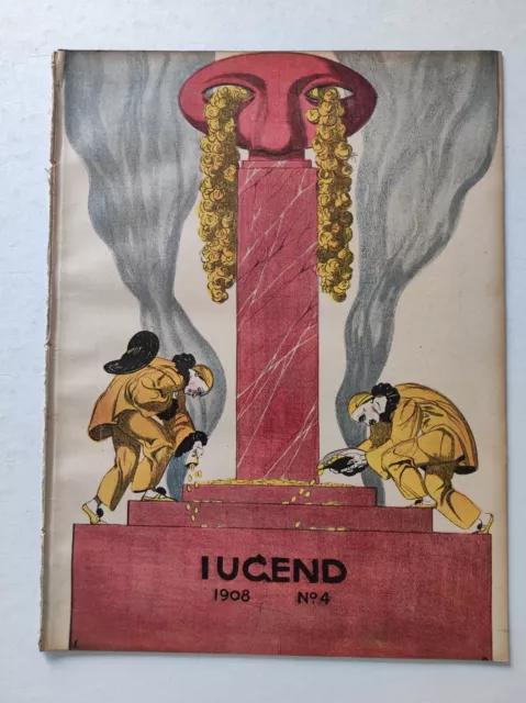 ORIGINAL Zeitschrift JUGEND 1908 Nr. 4 - guter Zustand nach über 100 Jahren!