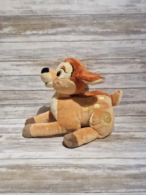 Disney Store Bambi Plush 14” Genuine Original Authentic Stuffed Deer Animal Toy