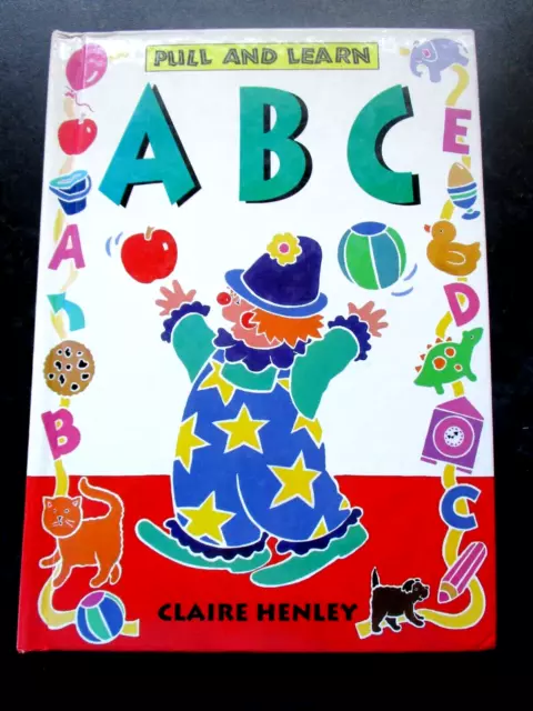 Vintage ABC Pull and Learn children's  Hardback Book by Claire Henley 1998     R