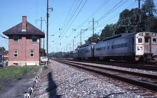 SEPTA/CR/PC/PRR Thorn Tower,Thorndale,PA Orig Kodachrome Slide G103