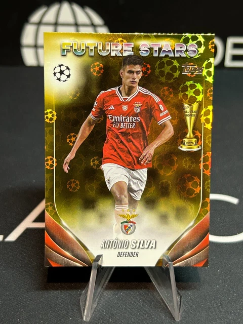Carte Football Topps Chrome 2023-24 Antonio Silva Future Stars Cherry Blossom #123