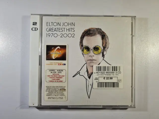 Doppel CD Elton John Greatest Hits 1970 -2002 Mecury Records 2 CD´s