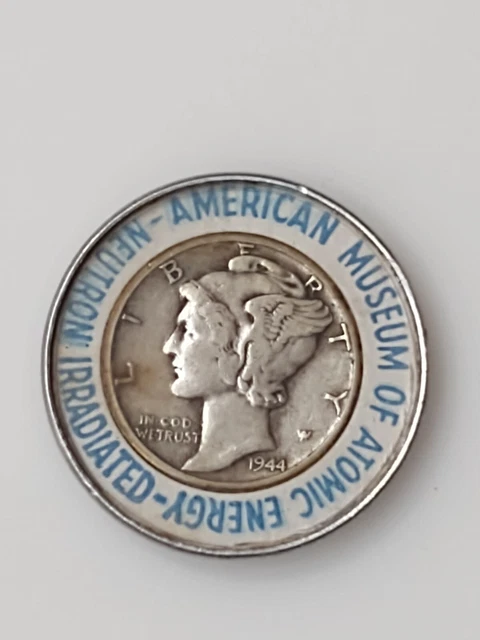 1944 Neutron Irradiated Mercury Dime