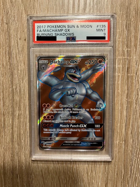 Burning Shadows Machamp GX PSA 9