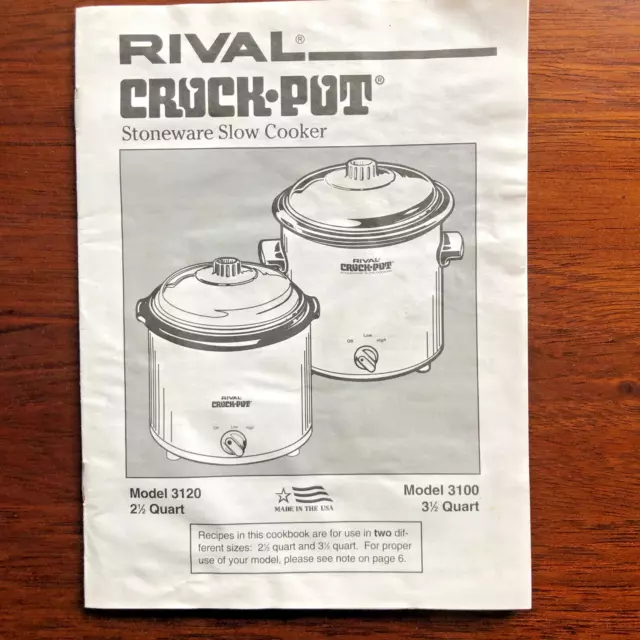 Rival Crock Pot 3120 Repair - iFixit