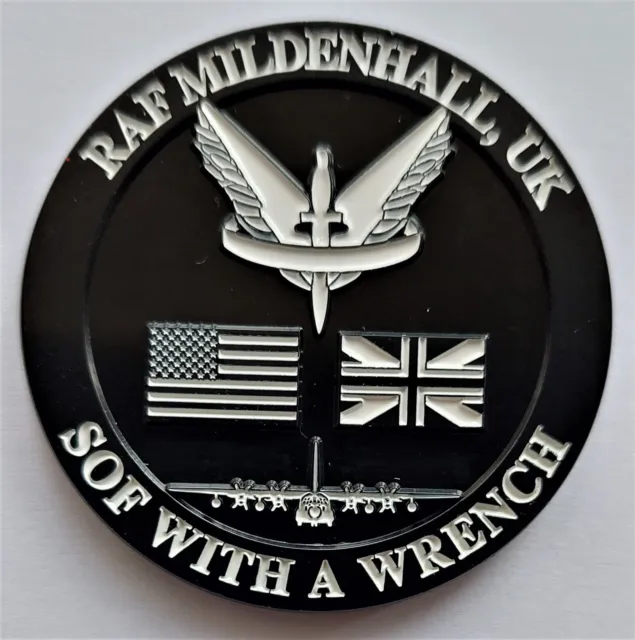 USAF 67th SOS RAF Mildenhall MC-130J Quiet Professionals Challenge Coin