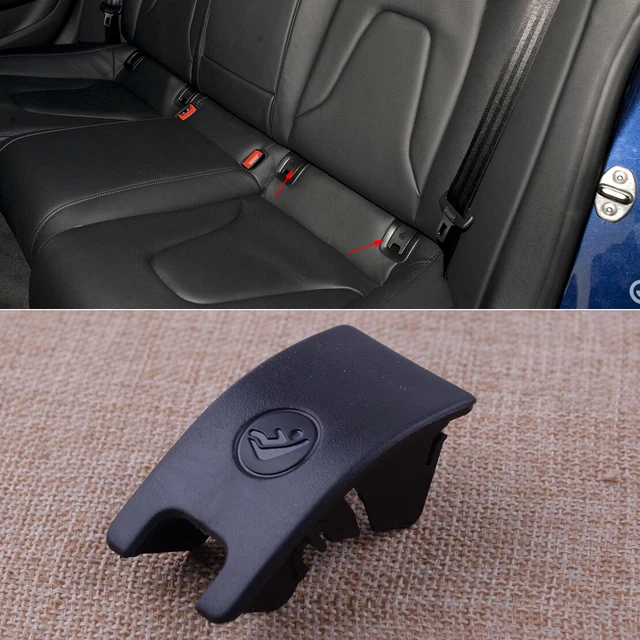 REAR CHILD SEAT Slot Cover Trim Fit for Audi A4 B8 A5 Isofix