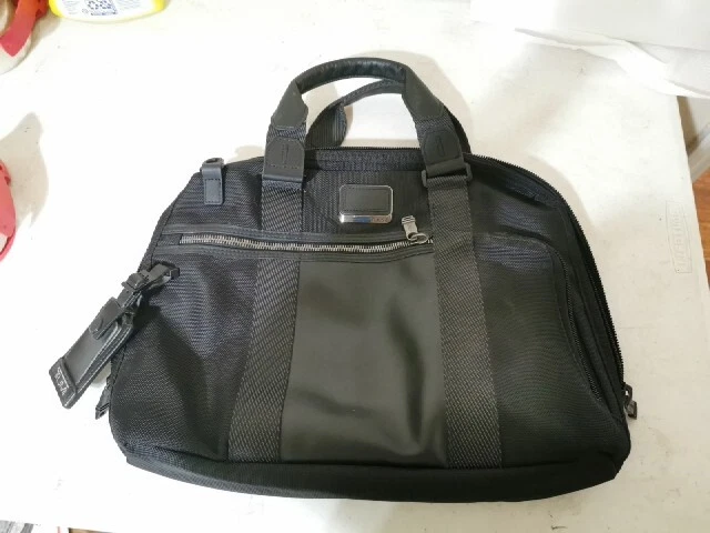 TUMI ALPHA BRAVO Charleston Black Compact Brief Shoulder Bag 64.00 PicClick