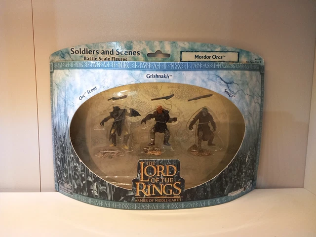 THE LORD OF The Rings Armies Middle earth Mordor Orcs action figures ...