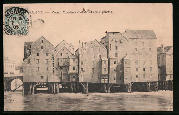 Remalard - N°110889 -cpa Rémalard -les ponts de l'Huisne
