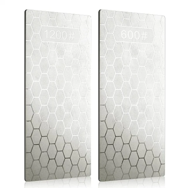 2PCS Diamond Sharpening Stone, Whetstone Honeycomb Surface Diamond Sharpene D5A7