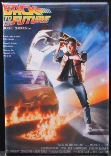 Back to the Future Movie Poster 2" X 3" Fridge / Locker Magnet.