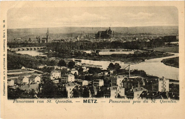 CPA AK Panorama von St-QUENTIN - METZ - Panorama pris du St-QUENTIN (454714)