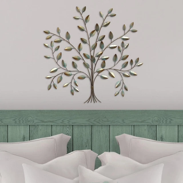 Stratton Home Metal Tree of Life Wall Decor Multicolored Hanging Hardware Custom