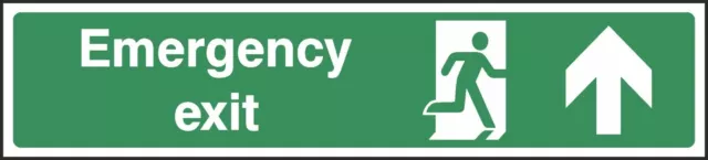 Emergency Exit Signs Stickers Caution Warning Danger Hazard [V6EMER0025] Beware