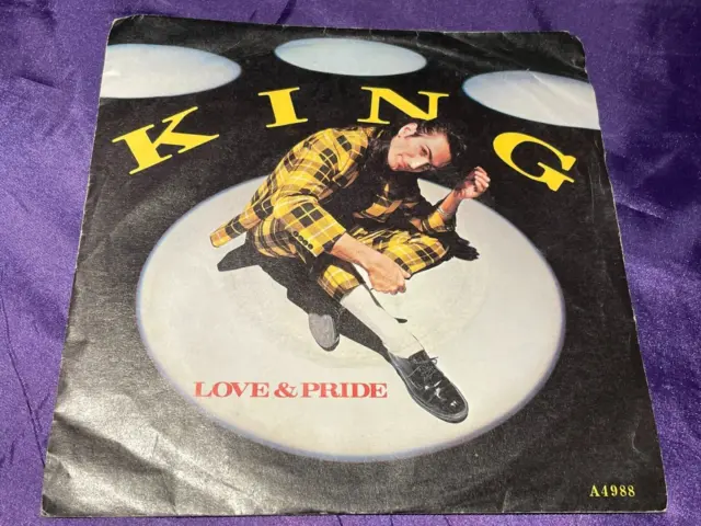 King - Love & Pride - Don't Stop - Vinyl Record 7" Single - 1984 CBS Records