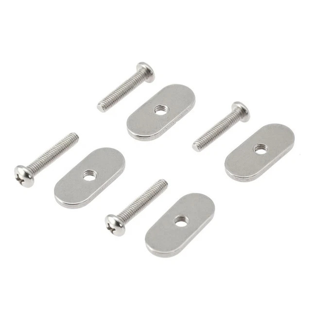 Lot 25 Anneaux En D Kayak Avec Vis M6 + Corde Élastique 1,5 M – Fixation Solide Pour Bateau Canoë Pêche