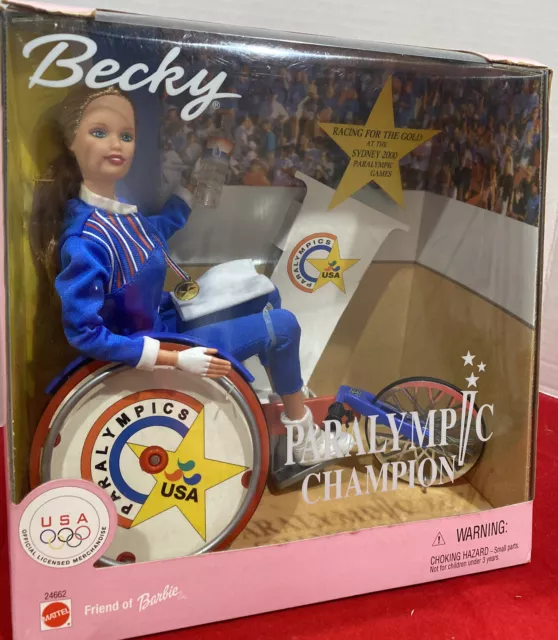 Becky USA Paralympic Champion -1999 Barbie Doll 24662 -