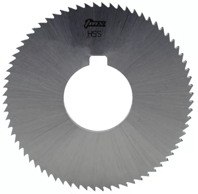 1/16" Thick x 3" Diameter x 1" Arbor Hole 30 Teeth HSS Plain Slitting Saw