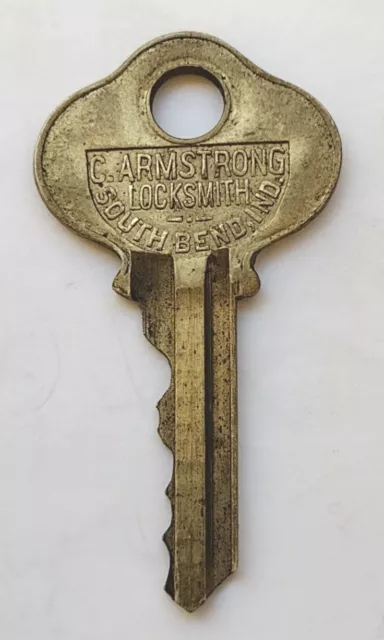 Repuesto vintage Key C Armstrong Cerrajero South Bend Indiana Appx 2