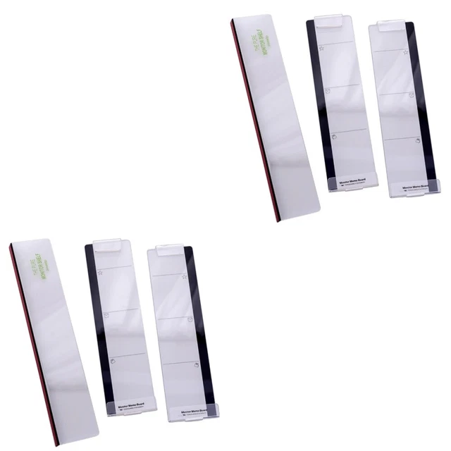 2 Sets Acryl Memo Nachricht Bord Desktop-Memo Board