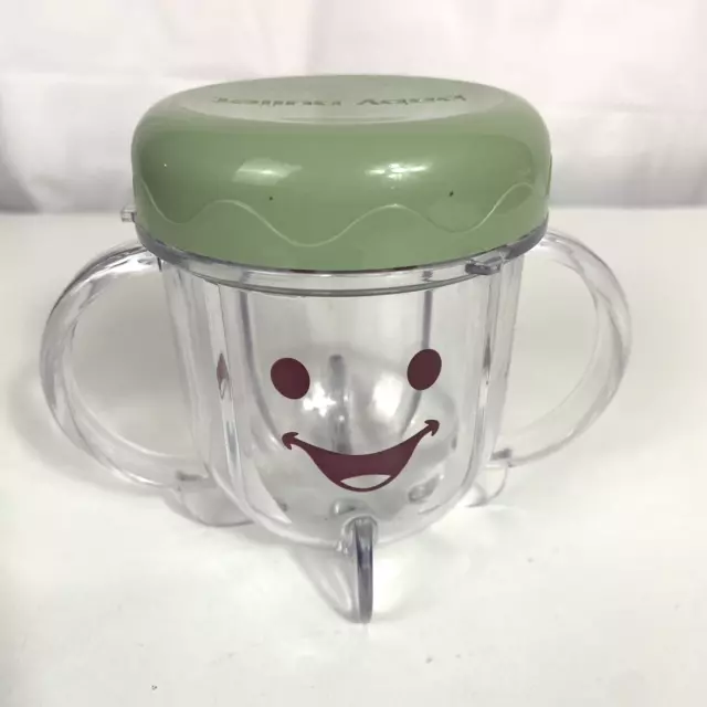 Magic Baby Bullet Small Cup & Lid Handles Food Blender