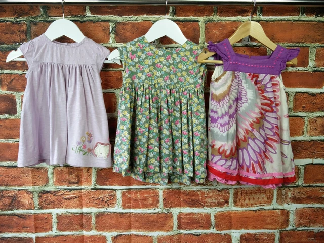 Girl Bundle 6-9 Mths Next John Lewis Summer Party Dress Set Hedgehog Flower 74Cm