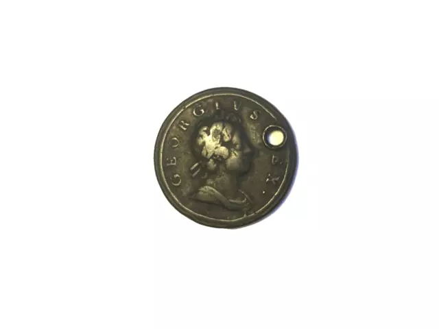 1717 George I Dump Half Penny