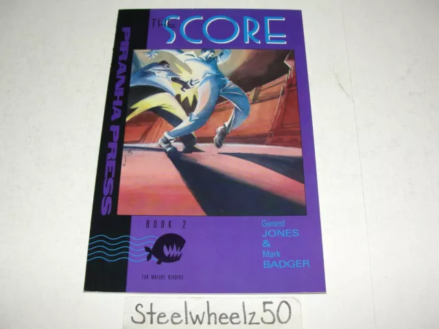 The Score #2 Comic 1989 Piranha Press Gerard Jones Mark Badger Prestige Book 2