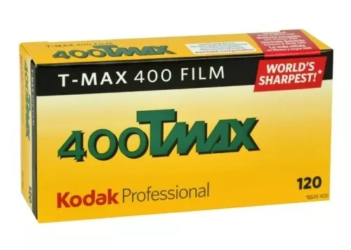 5 Rolls Kodak TMY-120 TMAX-400 ISO 400 Professional Black & White Print Film